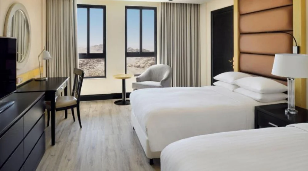 Deluxe Room, Guest Room, Two Twin at Petra Marriott Hotel