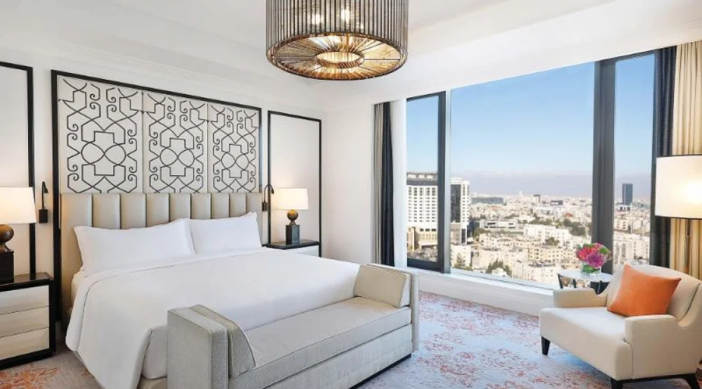 Caroline Astor Suite, One Bedroom Suite, One King, Skyline View, High Floor at The St. Regis Amman