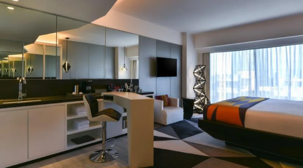 Deluxe, Guest Room, One King, High Floor at W Amman