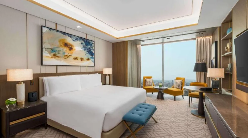 King Premier Room with City View at Waldorf Astoria Kuwait