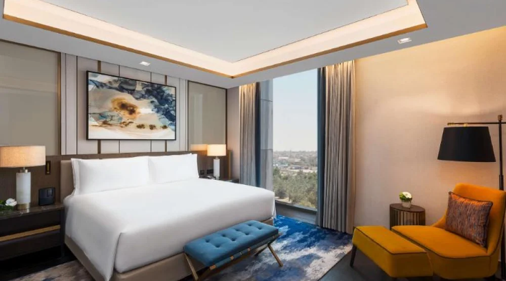 King Ikaros Prestige One Bedroom Suite at Waldorf Astoria Kuwait