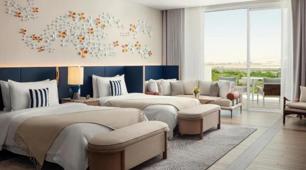 Deluxe Twin, Guest Room, Two Twin, Balcony at The St. Regis Al Mouj Muscat Resort