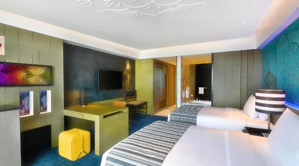 Wonderful Room, Guest Room, Two Double, Sea View, Balcony at W Muscat