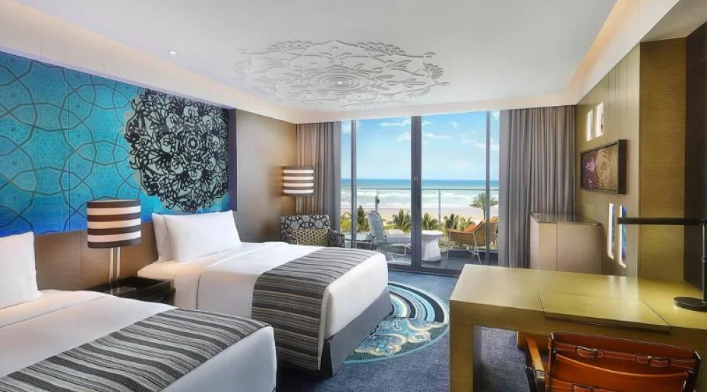 Fabulous Room, Guest Room, Two Double, Seafront, Balcony at W Muscat