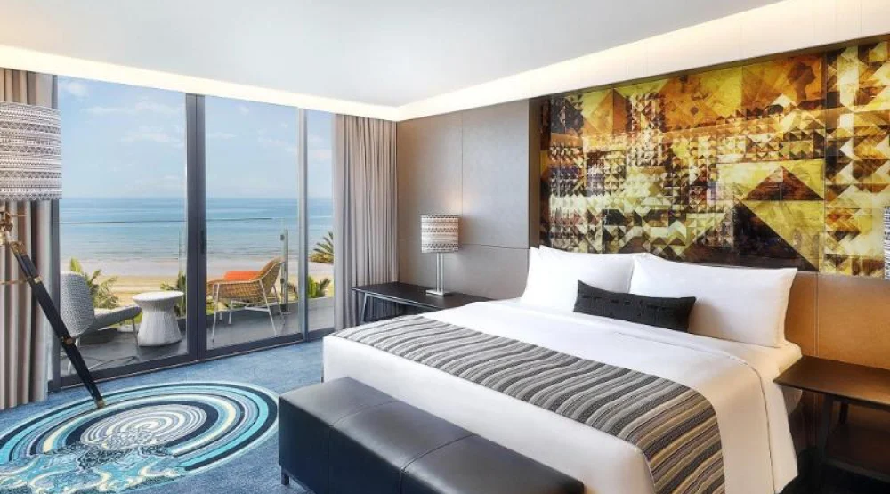 Marvelous Suite, One Bedroom Executive Suite, One King, Sea View, Balcony at W Muscat