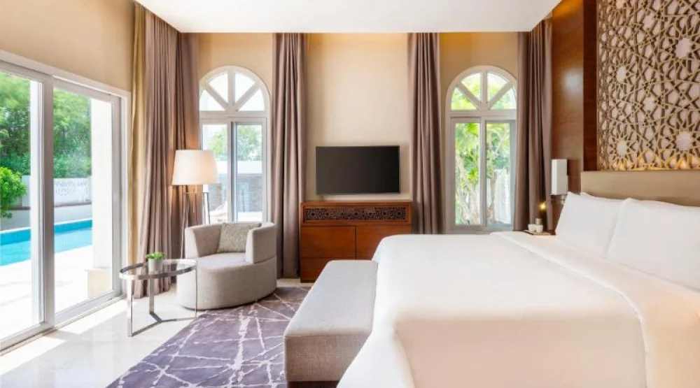 Two Bedroom Villa, Bedroom 1: One King, Bedroom 2: Two Twin, Private Pool at Al Messila a Luxury Collection Resort & Spa