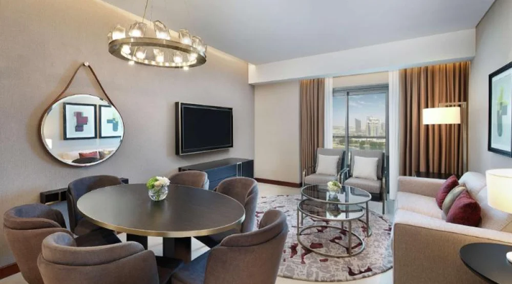 Deluxe Two Bedroom Suite Sea View W Balcony at Hilton Doha The Pearl