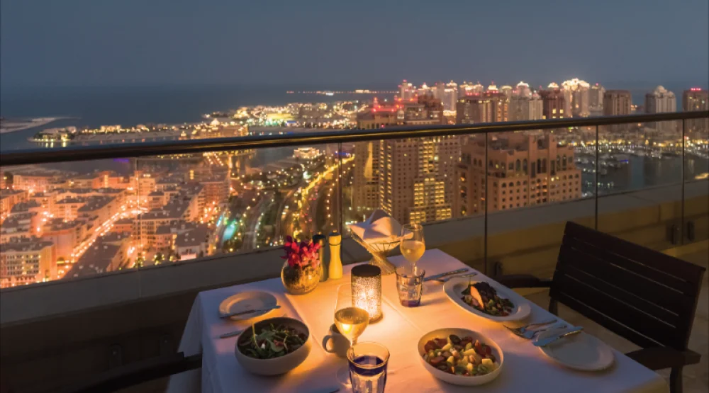 Ambassador Suite with Panoramic View at Hilton Doha The Pearl
