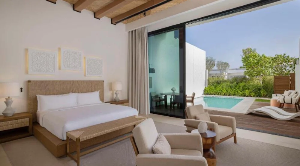King Junior Suite with Private Pool at Maysan Doha LXR Hotels and Resorts