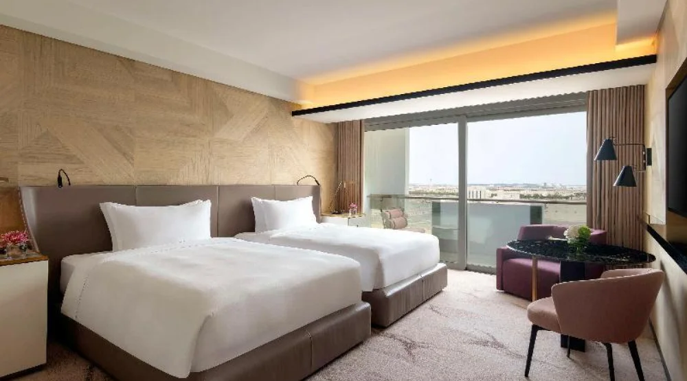 Premium Room Twin Bed Sea View with Balcony at Rixos Gulf Hotel Doha