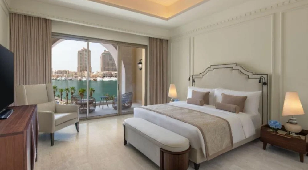 One Bedroom Suite, One King, Sea View, Balcony at The St. Regis Marsa Arabia Island The Pearl Qatar