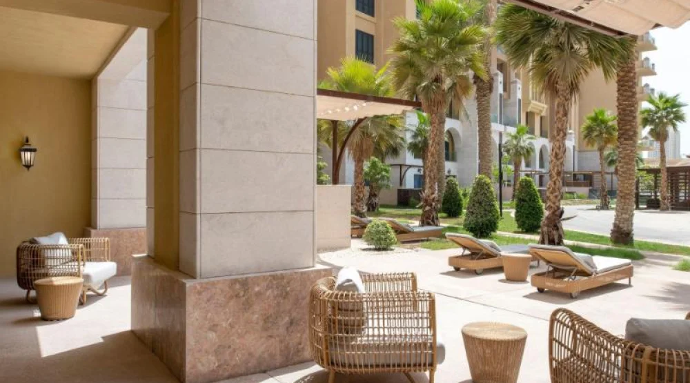 One Bedroom Townhouse, One King, Poolside, Patio at The St. Regis Marsa Arabia Island The Pearl Qatar