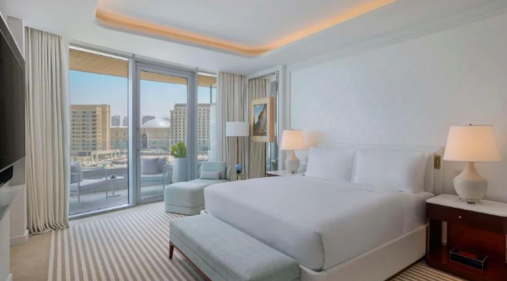 one bedroom corner suite with sea view at Waldorf Astoria Doha Lusail