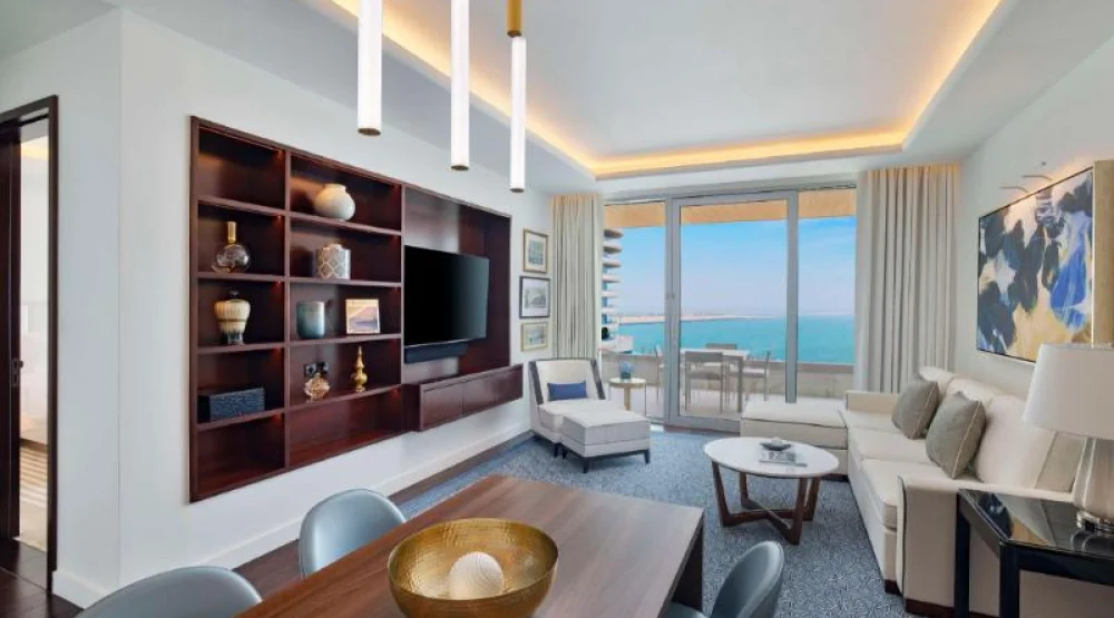 King One Bedroom Residence with Sea View at Waldorf Astoria Doha Lusail