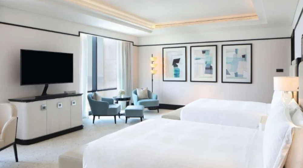 Two Queen Beds Studio at Waldorf Astoria Doha West Bay