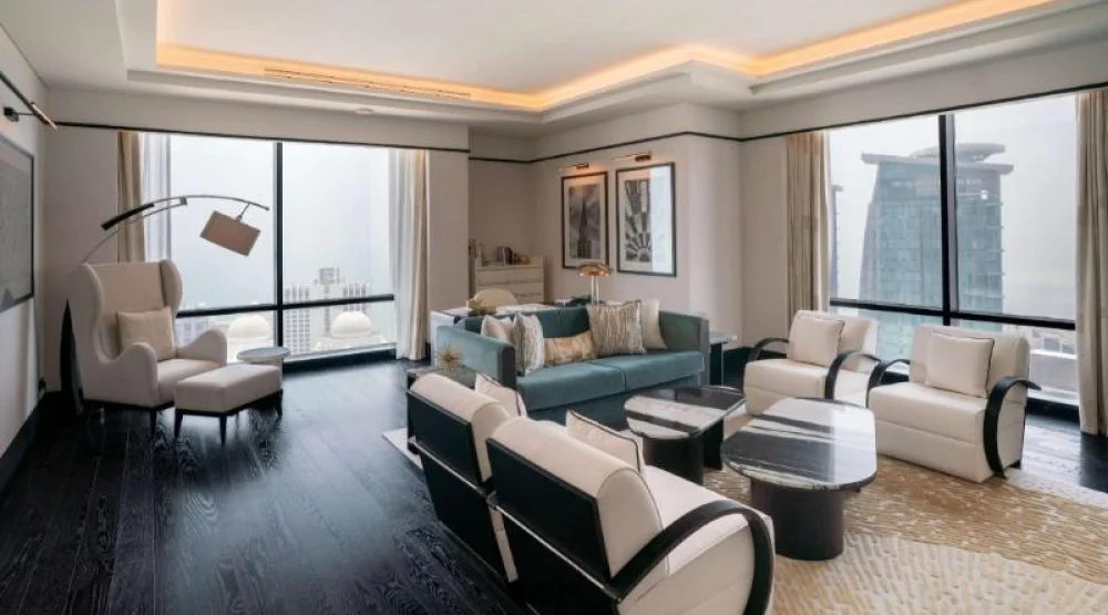 Presidential Suite at Waldorf Astoria Doha West Bay