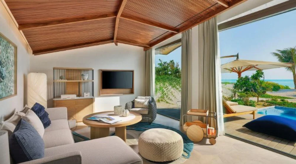 Sunset Dune Villa, 1 Bedroom Villa, 1 King, Beach front, Private pool at The St. Regis Red Sea Resort