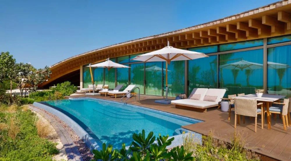 Sunset Dune Villa, 2 Bedroom Villa, Bedroom 1: 1 King, Bedroom 2: 2 Twin, Beach Front at The St. Regis Red Sea Resort
