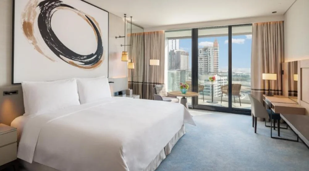 Deluxe Marina View Room with Balcony and World's Highest Infinity Pool Access at Address Beach Resort Dubai