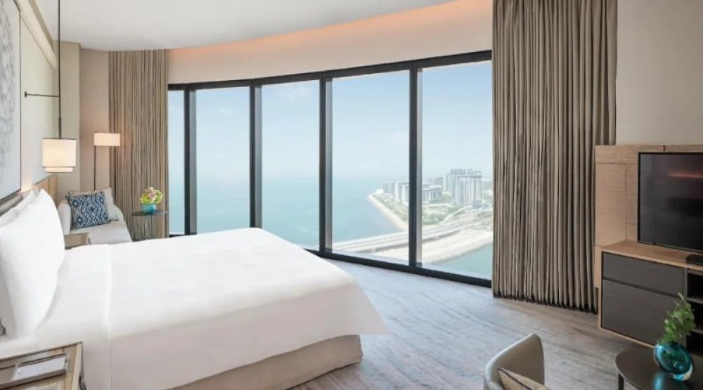 Junior Sea View Suite with Balcony and World's Highest Infinity Pool Access at Address Beach Resort Dubai