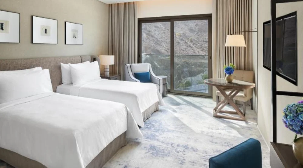 Deluxe Pool View Twin Room at Address Beach Resort Fujairah