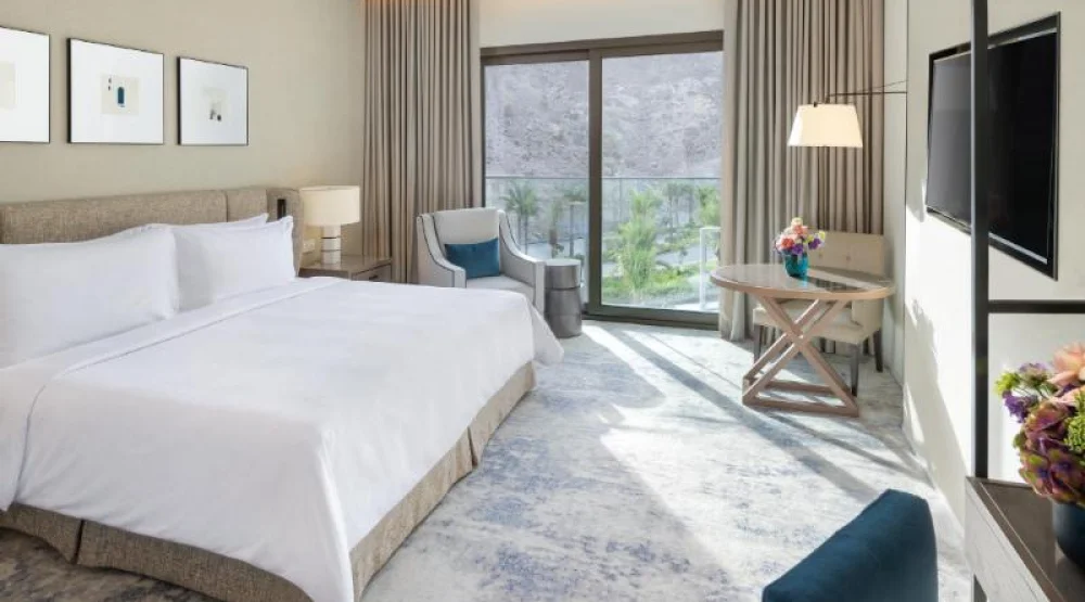 Deluxe Pool View King Room at Address Beach Resort Fujairah