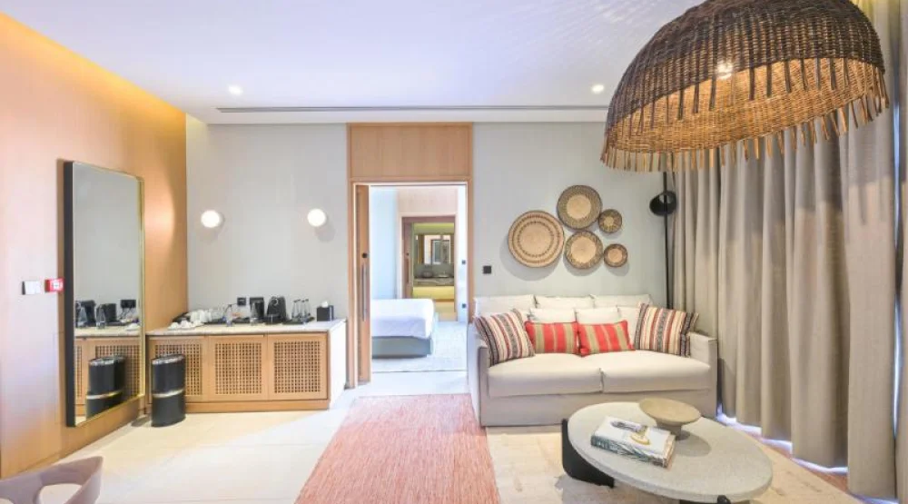 Deluxe Two Bedroom Tent with Private Pool at Al Badayer Retreat