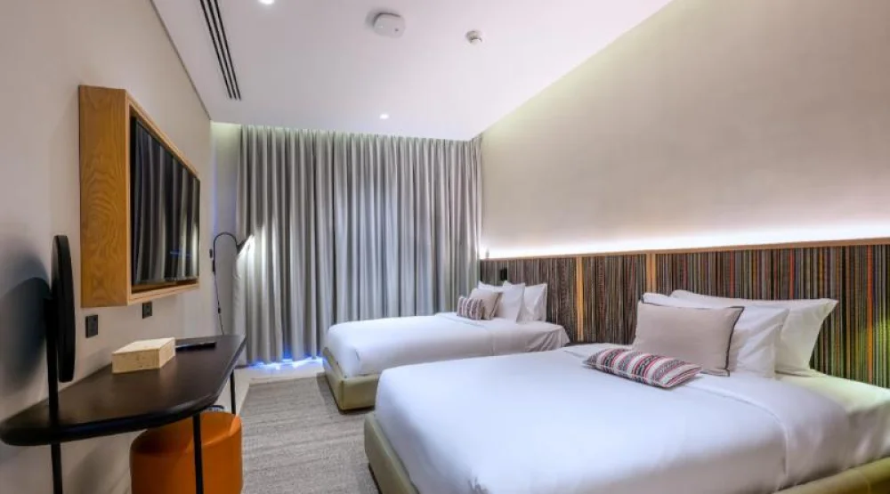 Deluxe Three Bedroom Tent with Private Pool at Al Badayer Retreat