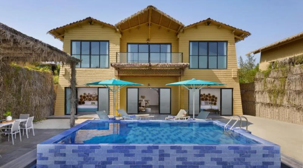 Four Bedroom Beach Pool Villa at Anantara World Islands Dubai Resort