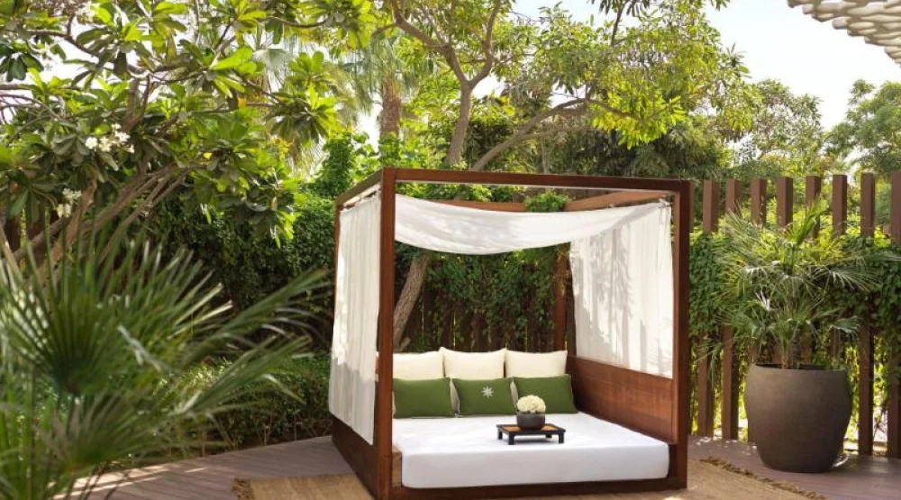 Garden Room, Guest Room, Two Queen, Patio at Bvlgari Resort Dubai