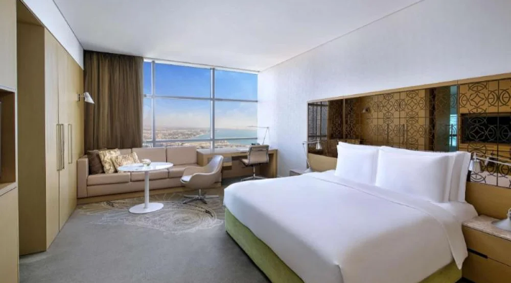King Premier Family Room with Sea View at Conrad Abu Dhabi Etihad Towers