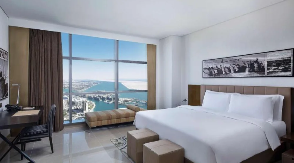 King One Bedroom Apartment with Sea View at Conrad Abu Dhabi Etihad Towers