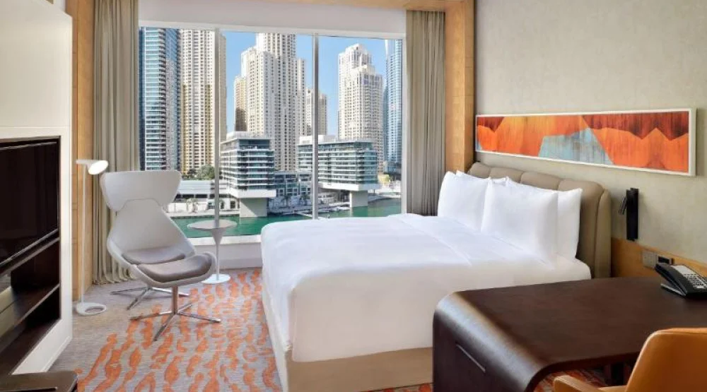 One King Premium Marina View at Crowne Plaza Dubai Marina