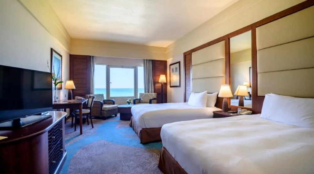 Deluxe Room Twin at Danat Jebel Dhanna Resort