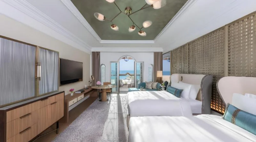 Club Twin Room with Sea View, Club Access at Emirates Palace Mandarin Oriental
