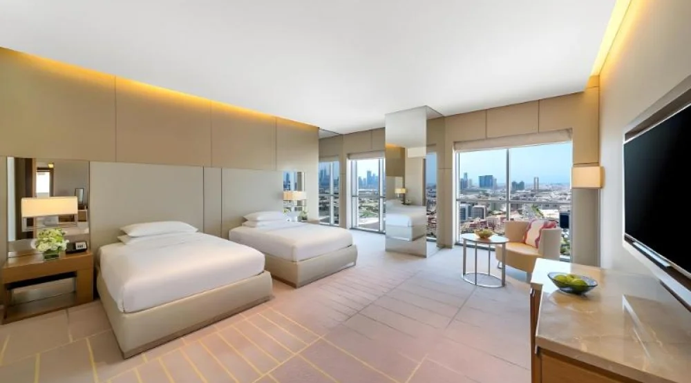 Two Twin Beds at Hyatt Regency Dubai Creek Heights