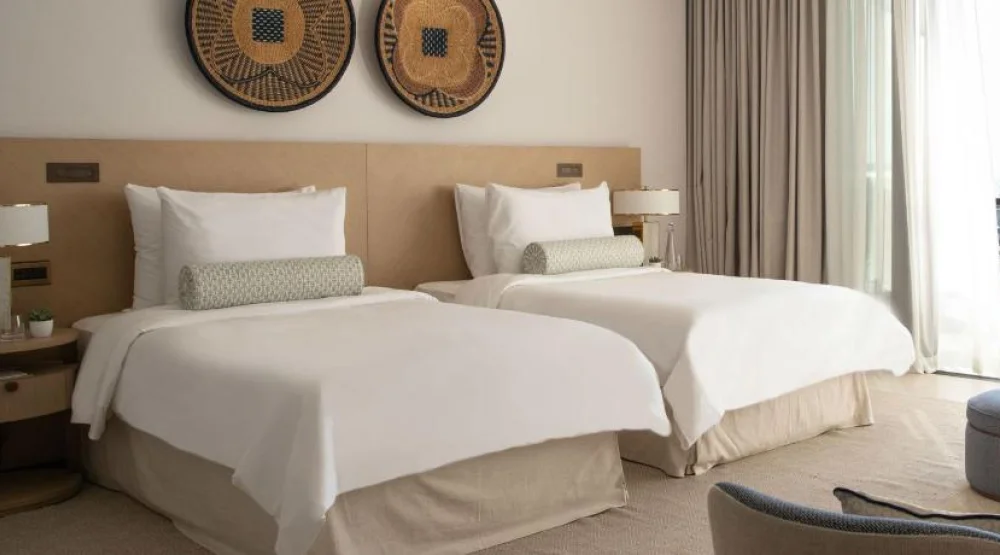 Garden Terrace Twin Room at Jumeirah Saadiyat Island