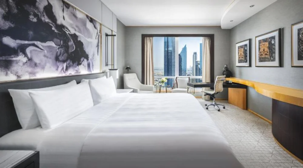 Deluxe King Room with Burj Khalifa View at Shangri-La Dubai