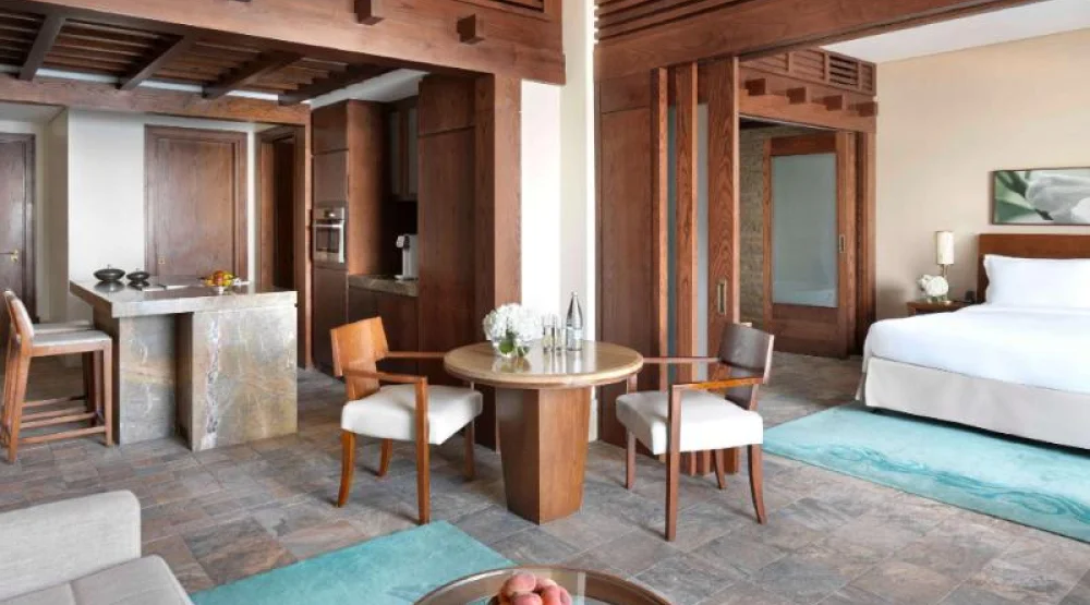 Family One Bedroom Apartment Sea View, One King Bed & One Sofa Bed, Fully-equipped Kitchen at Sofitel Dubai The Palm