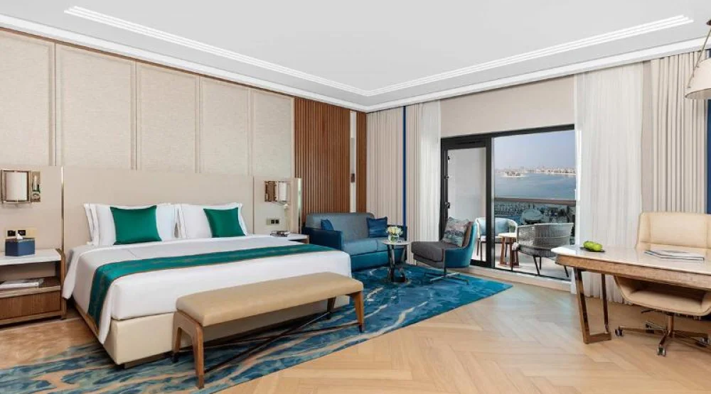 Luxury Family Palm Sea View Room King Bed at Taj Exotica Resort & Spa The Palm Dubai