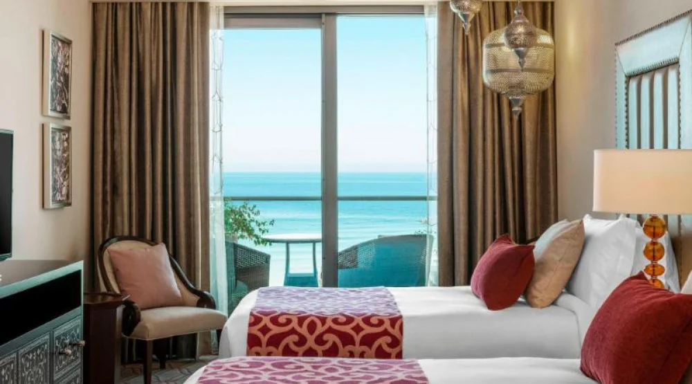 Deluxe Guest Room, Two Twin, Sea View, Balcony at The Ajman Saray A Luxury Collection Resort