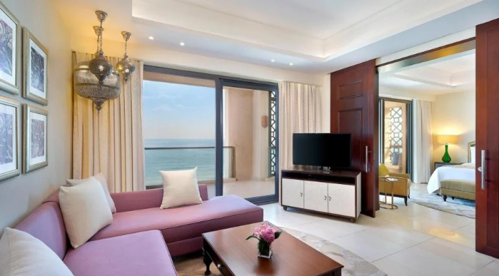 Al Dana Suite, One Bedroom Suite, One King, Sea View, Balcony at The Ajman Saray A Luxury Collection Resort