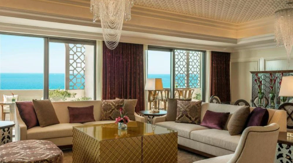 Royal Suite, One Bedroom Suite, One King, Sea View, Balcony at The Ajman Saray A Luxury Collection Resort