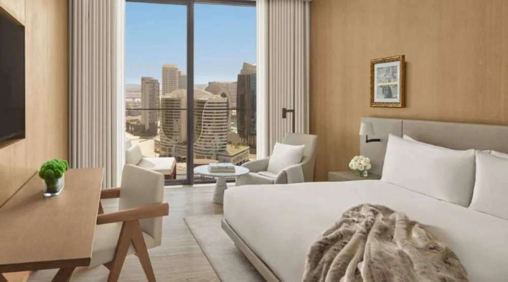 Superior, Guest Room, One King, High Floor, Balcony at The Dubai Edition