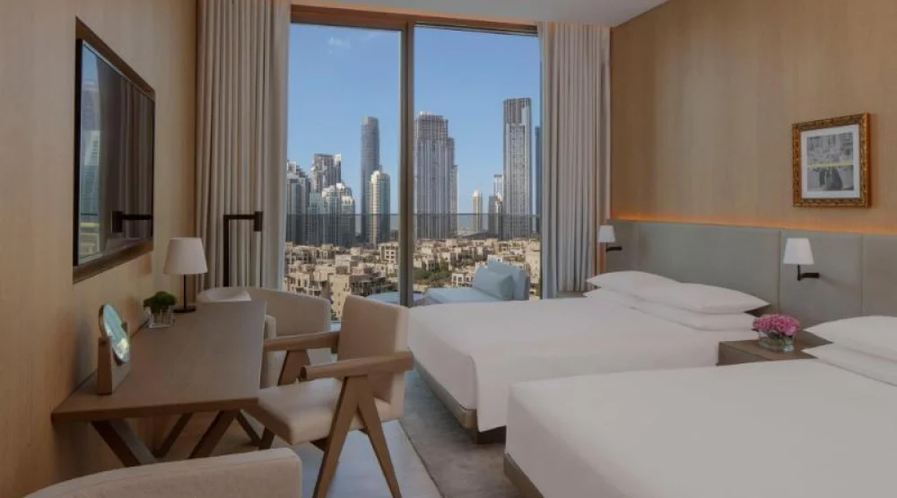 Superior, Guest Room, Two Queen, High Floor, Balcony at The Dubai Edition