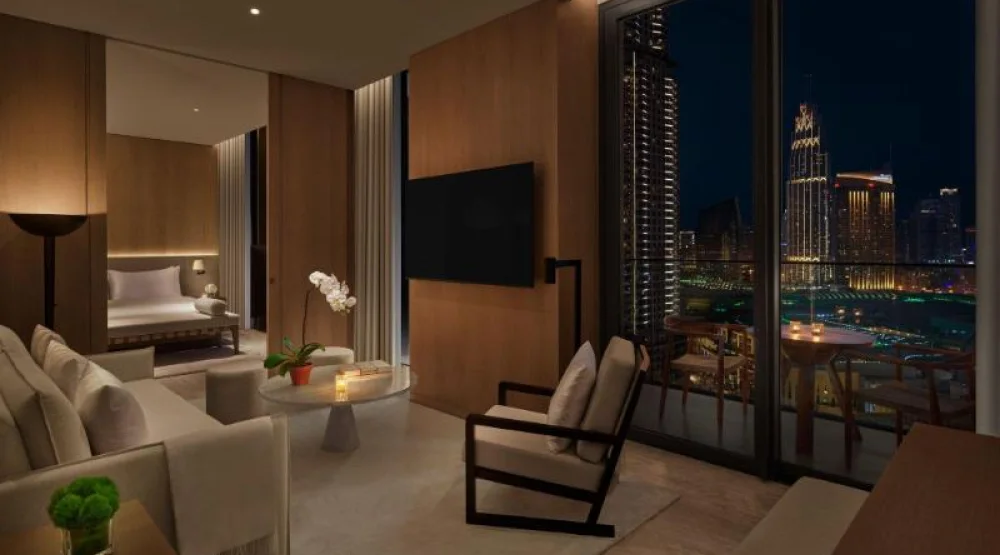 Superior Suite, One Bedroom Suite, One King, Sofa Bed, Balcony at The Dubai Edition