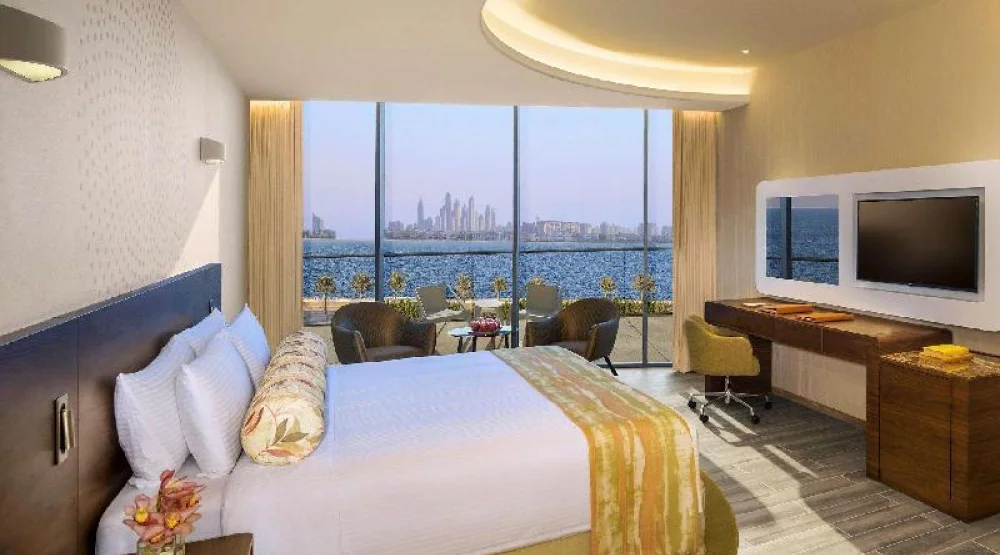 Deluxe Room with Balcony, Palm Sea View at The Retreat Palm Dubai MGallery by Sofitel