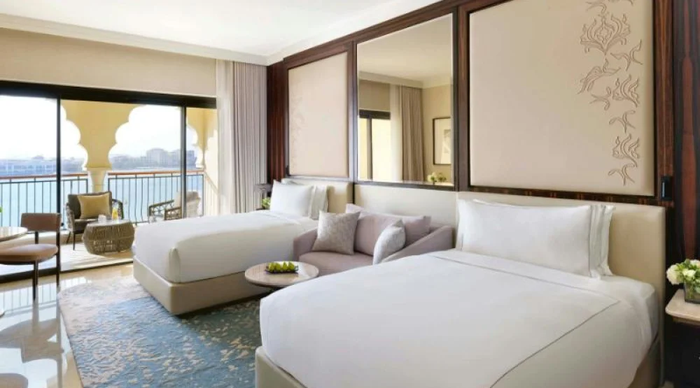 Deluxe Twin, Deluxe Guest Room, Two Double, Main Building at The Ritz-Carlton Abu Dhabi Grand Canal