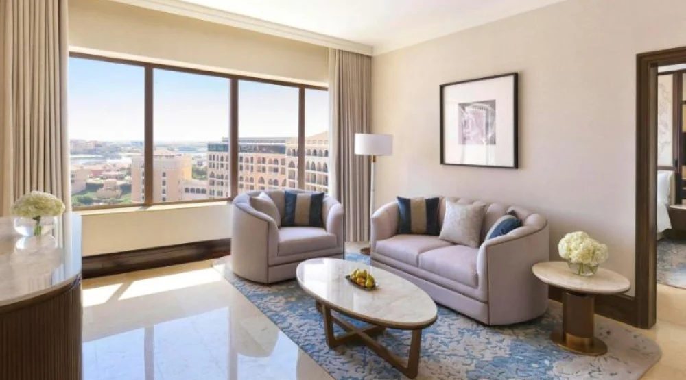 Junior Suite, One King, Main Building at The Ritz-Carlton Abu Dhabi Grand Canal