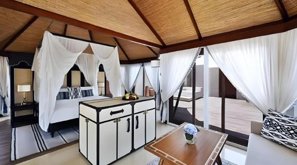 Al Naseem Tented Villa, One Bedroom Villa, One King, Sofa Bed, Pool Cabana, Private Pool at The Ritz-Carlton Ras Al Khaimah Al Hamra Beach